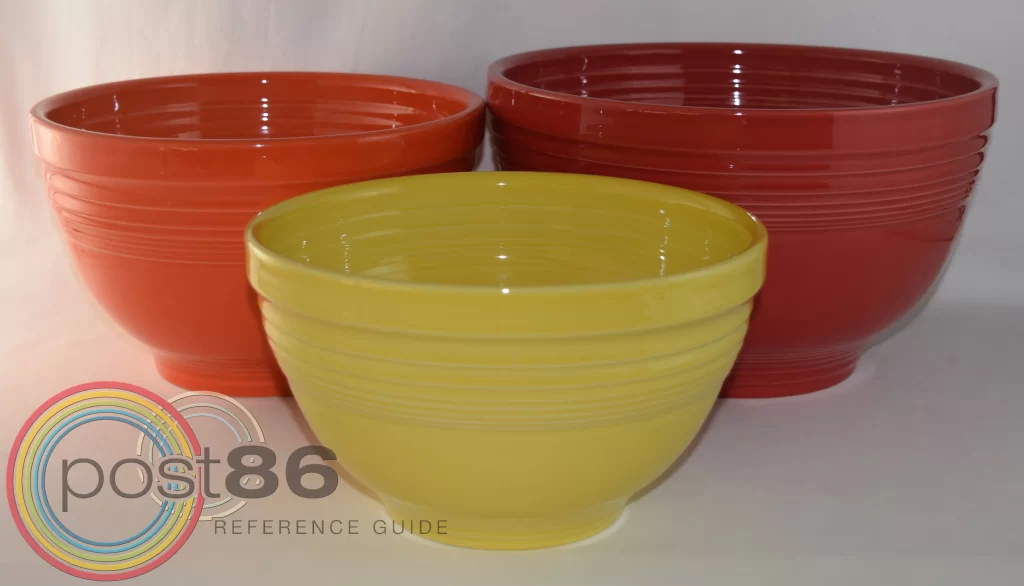 Bright Color Set Baking Bowls - Post 86 Reference Guide