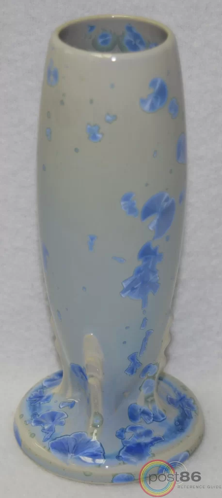 Blue Crystalline Glazed Bud Vase - Post 86 Reference Guide