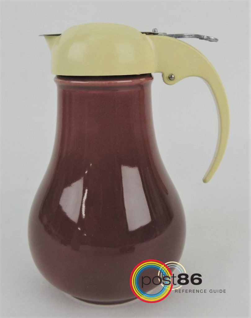 Vintage Maroon Syrup - Photo Courtesy of Strawser Auction - Post 86 Reference Guide