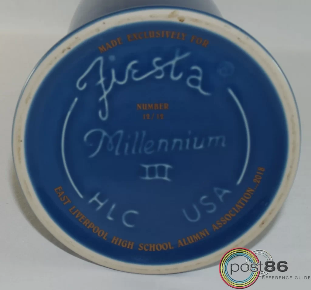 Millennium III Alumni Backstamp - Post 86 Reference Guide