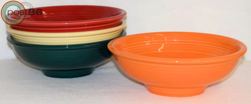 Pedestal Bowls - Post 86 Reference Guide