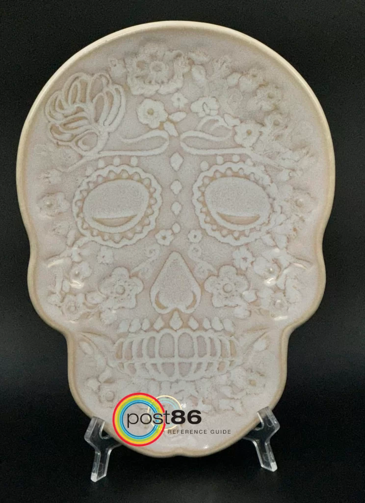 Skull and Vine Embossed Plate - Post 86 Reference Guide