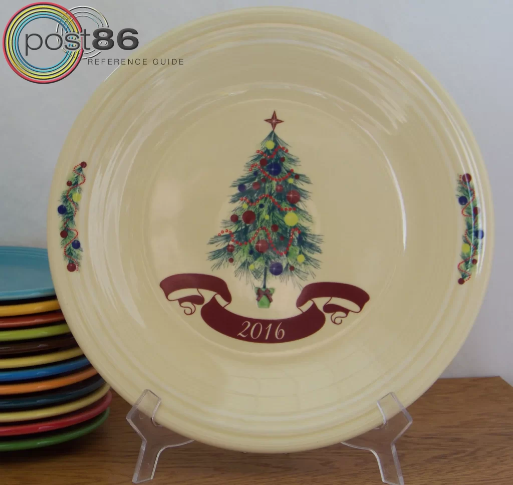 Dillard's 2016 Yearly Christmas Dinner Plate - Post 86 Reference Guide