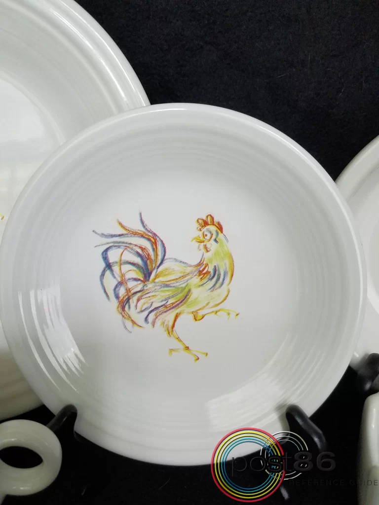 Rooster Plate - Photo Courtesy of Dana Heath-Thomas - Post 86 Reference Guide