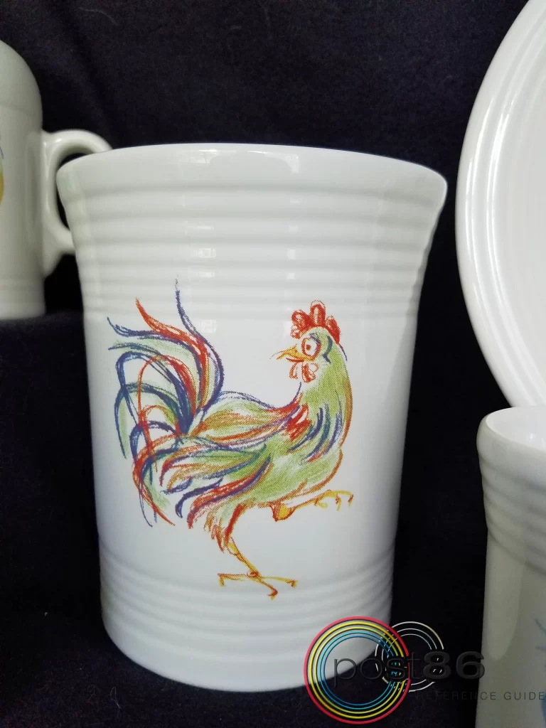 Rooster Utensil Crock - Photo Courtesy of Dana Heath-Thomas - Post 86 Reference Guide