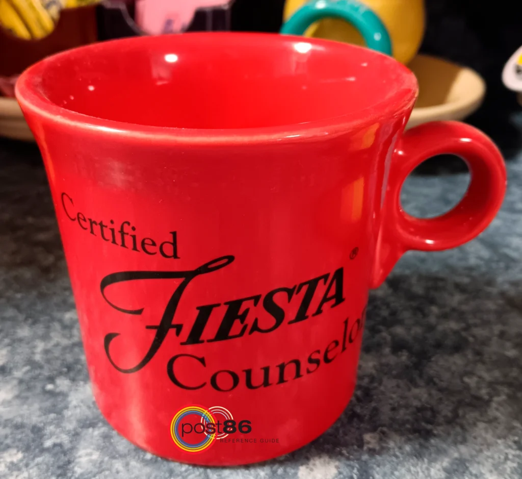 Dillard's Fiesta® Counselor Mug - Photo Courtesy of Kay Ashcroft - Post 86 Reference Guide