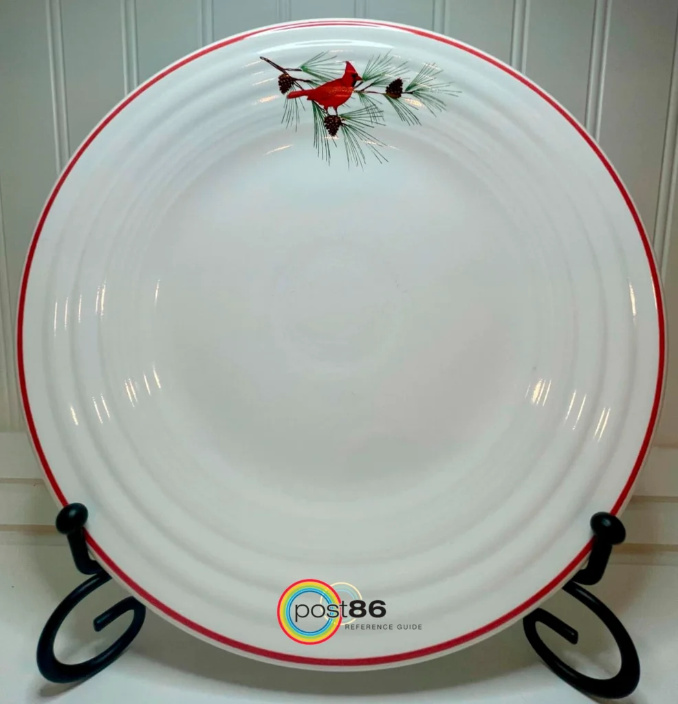 Version 2 Cardinal Luncheon Plate - Photo Courtesy of Amanda Moennig - Post 86 Reference Guide