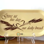 Give Us This Day Our Daily Bread Bread Tray - Post 86 Reference Guide