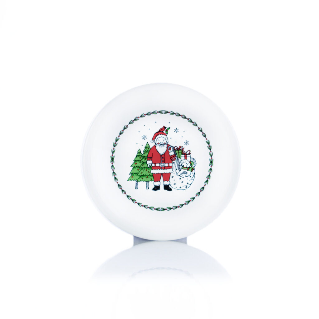 Christmas Whimsy - Classic Rim Salad Plate - Photo Courtesy of Everything Kitchens - Post 86 Reference Guide