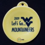 West Virginia Let's Go Mountaineers Ornament - Post 86 Reference Guide