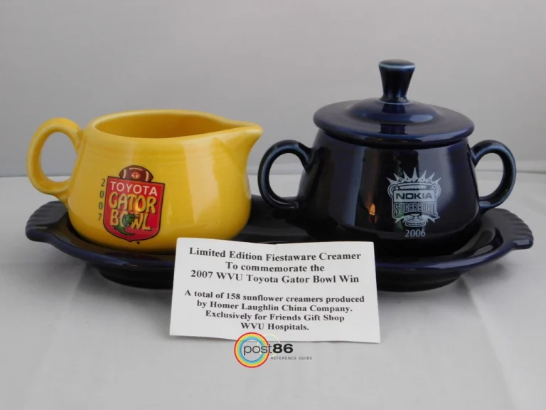 West Virginia University Nokia and Gator Bowl Pieces - Photo Courtesy of Rebecca Taylor - Post 86 Reference Guide