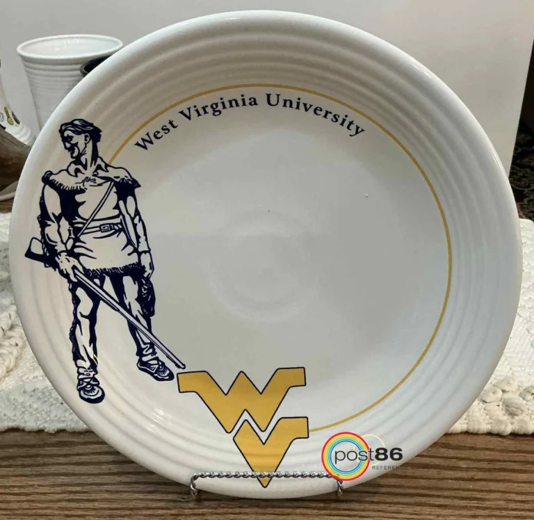 West Virginia University - Mountaineer and WV logo - Photo Courtesy of Wally Haugen - Post 86 Reference Guide
