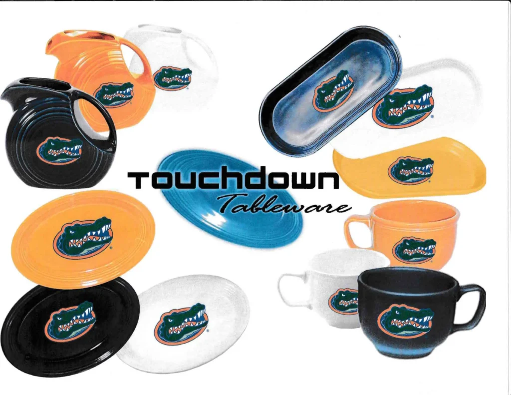 University of Florida - Touchdown Tableware Sales Flier Rendition - Courtesy of Patricia Antion - Post 86 Reference Guide