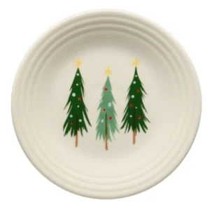 Jolly Christmas Trees Classic Rim Luncheon - Photo Courtesy of the Fiesta® Tableware Company - Post 86 Reference Guide