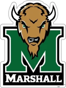 Marshall University with Bison Logo