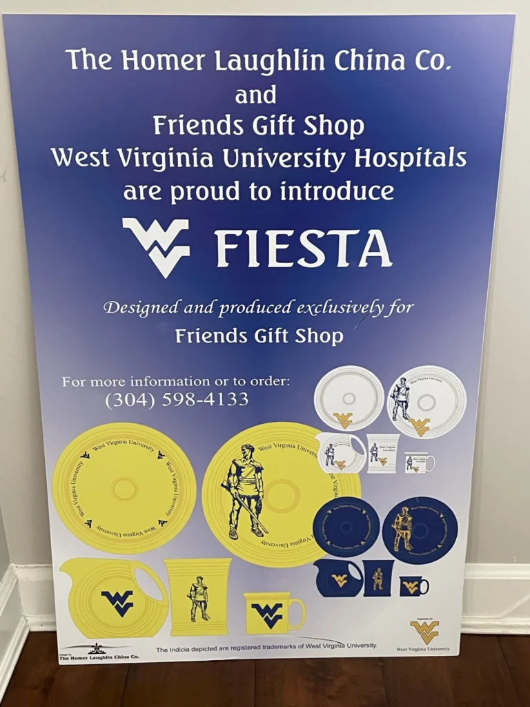 West Virginia University Fiesta® Sales Poster -Photo Courtesy of Wally Haugen - Post 86 Reference Guide