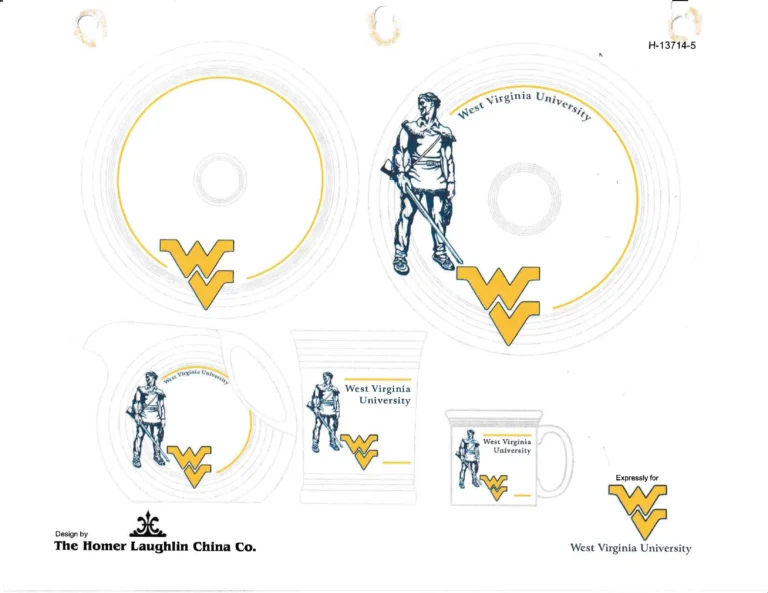 West Virginia University - White -#4 - Final Rendering of Logos Being Considered - Rendering Courtesy of Patricia Antion - Post 86 Reference Guide