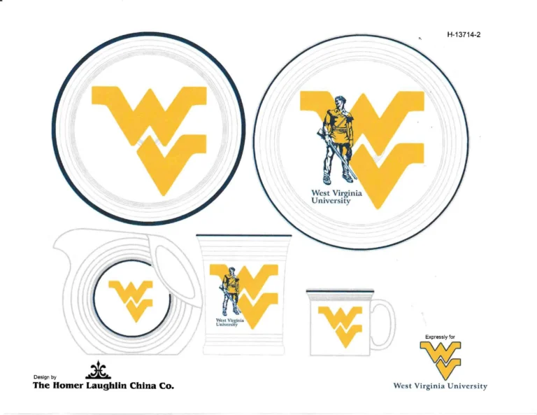 West Virginia University - White -#1 Rendering of Logos Being Considered - Rendering Courtesy of Patricia Antion - Post 86 Reference Guide