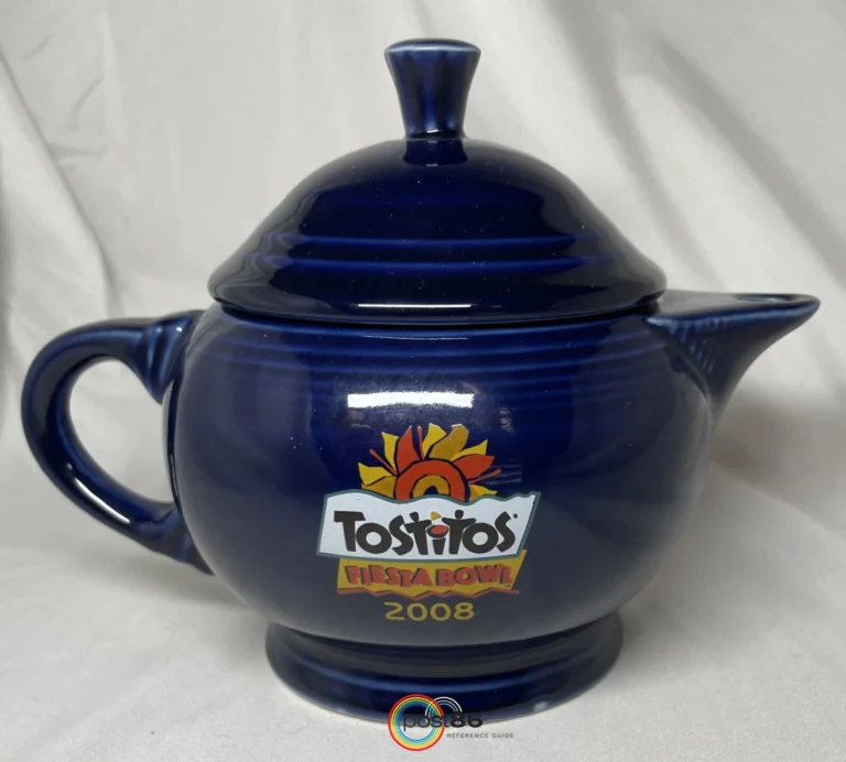 West Virginia University Tostito Fiesta Bowl 2 Cup Teapot - Photo Courtesy of Wally Haugen - Post 86 Reference Guide