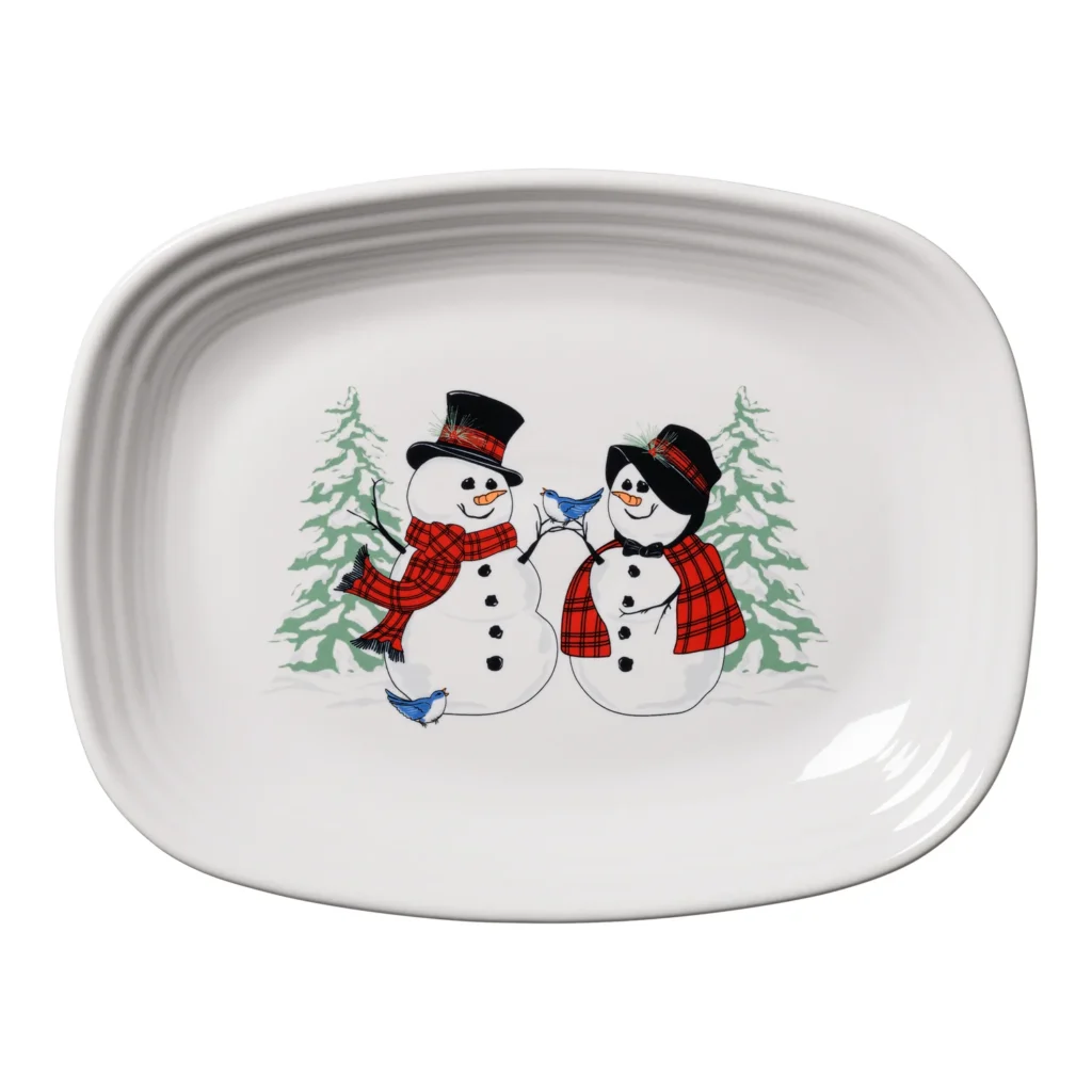 Snowman / Snowlady - Photo Courtesy of the Fiesta® Tableware Company - Post 86 Reference Guide