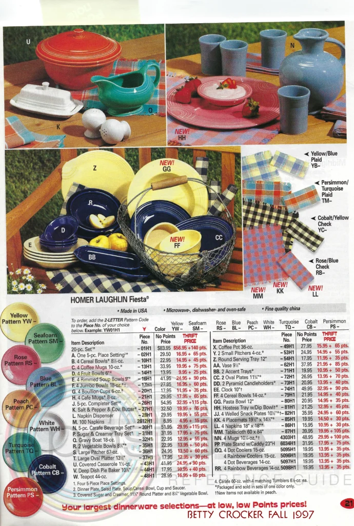 Betty Crocker 1997 - Fall Pg 21 - Post 86 Reference Guide