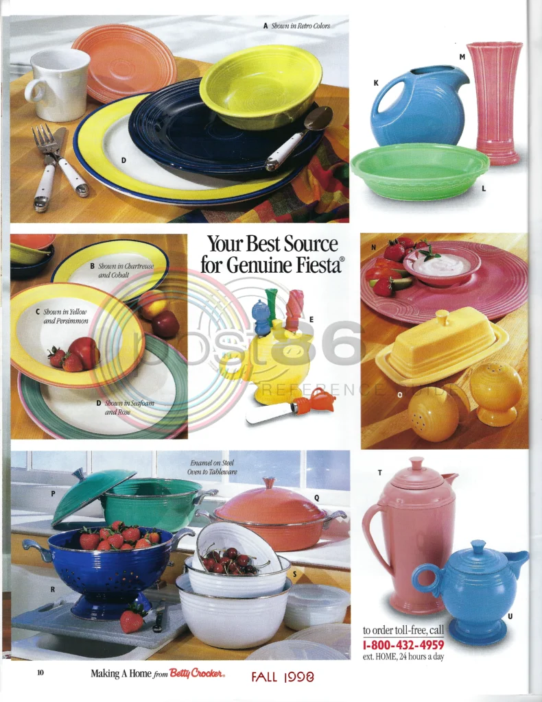 Betty Crocker 1998 - Making A Home Fall Page 10 - Post 86 Reference Guide