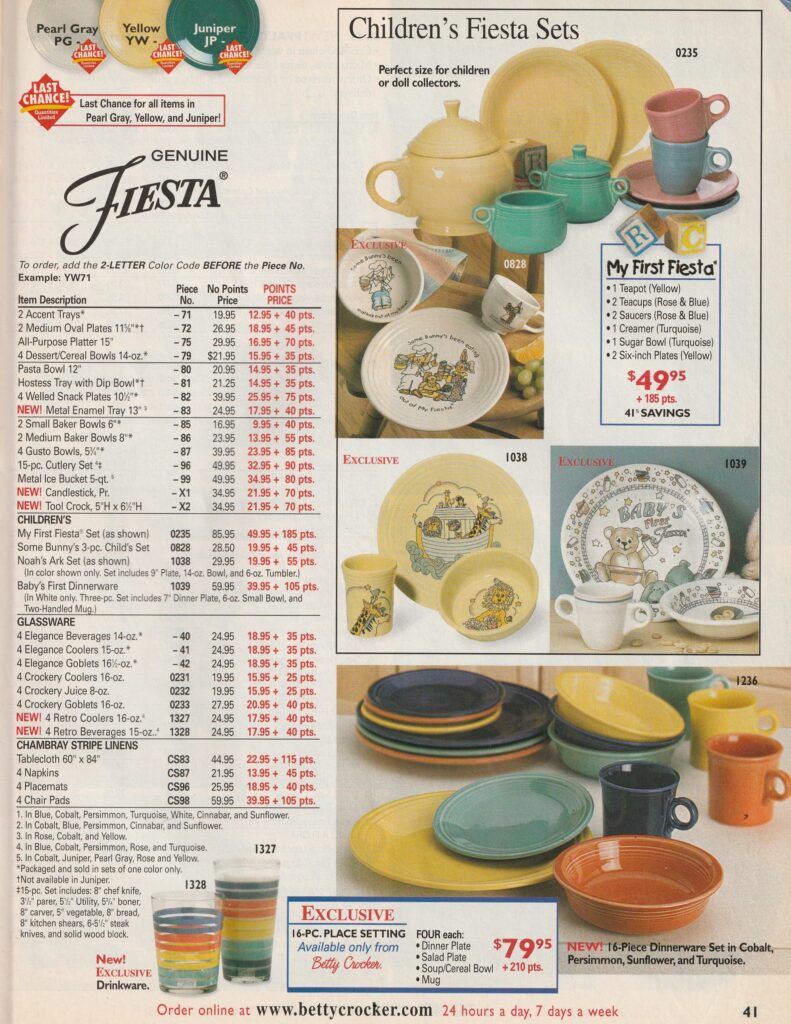 Betty Crocker 2001 - Fall Page 41 - Post 86 Reference Guide