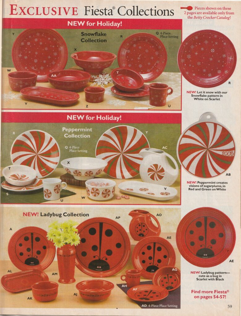 Betty Crocker 2005 - Holiday Page 59 - Post 86 Reference Guide