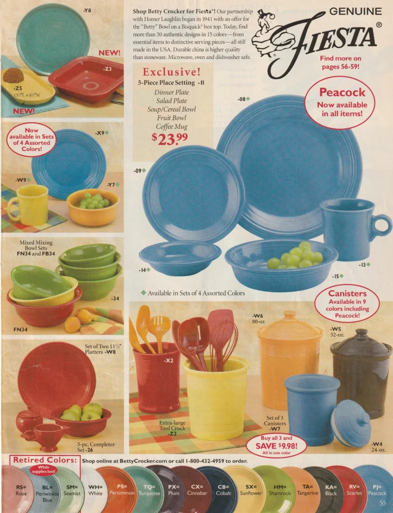 Betty Crocker 2006 - Early Spring Page 55 - Post 86 Reference Guide