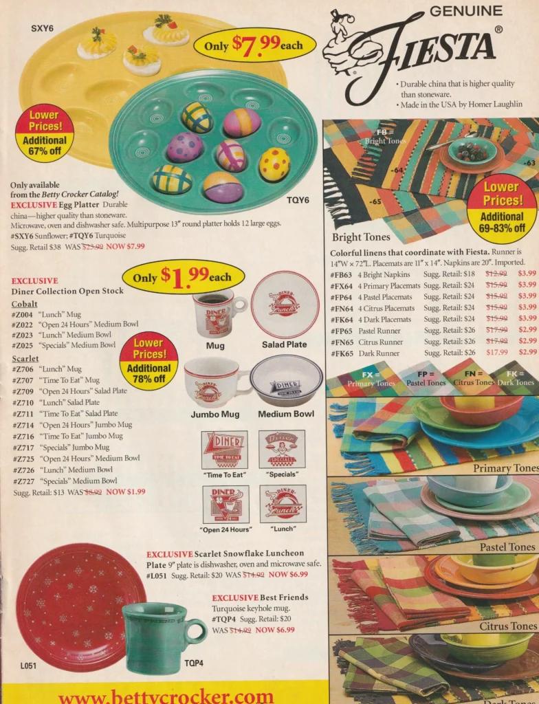 Betty Crocker 2006 - Holiday Page 7 - Post 86 Reference Guide