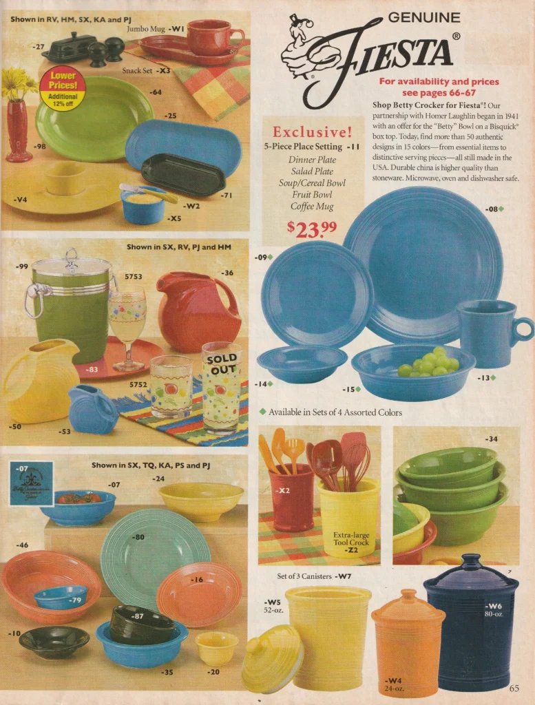 Betty Crocker 2006 - Late Spring Page 65 - Post 86 Reference Guide