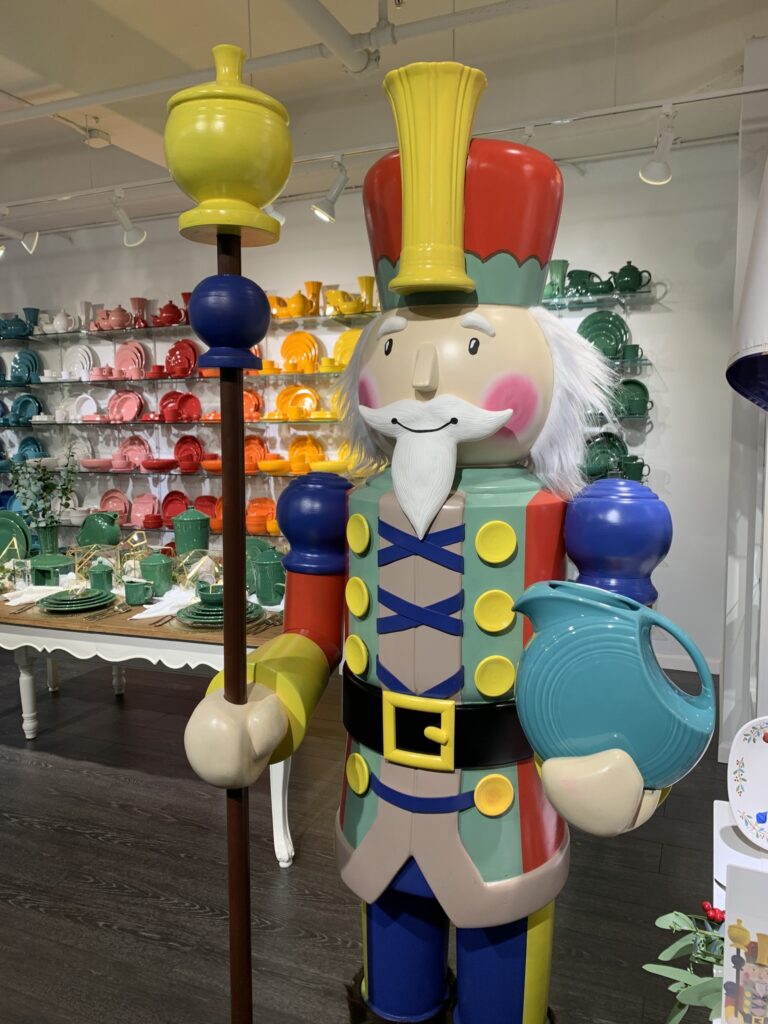 Hand Carved Nutcracker made by Nelson Fine Art and Gifts, Steubenville, OH - Photo Courtesy of the Fiesta® Tableware Company - Post 86 Reference Guide