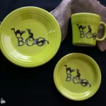 Trio of Boo Cats - Photo Courtesy of the Fiesta® Tableware Company - Post 86 Reference Guide