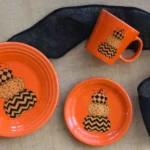 Geo Pumpkin - Photo Courtesy of the Fiesta® Tableware Company - Post 86 Reference Guide