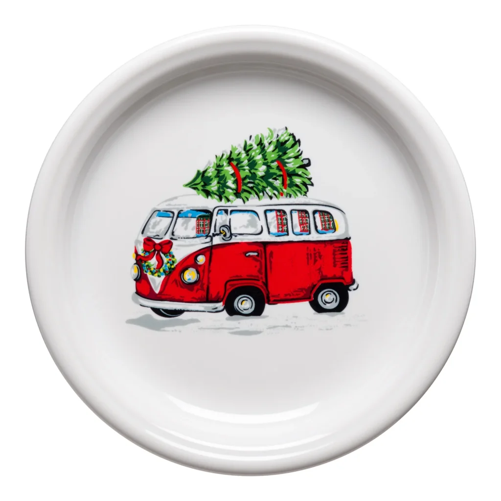 VW Bus Bistro Coupe Salad Plate - Photo Courtesy of the Fiesta® Tableware Company - Post 86 Reference Guide