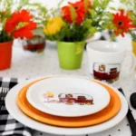 Harvest Trailer and VW Bus - Photo Courtesy of the Fiesta® Tableware Company - Post 86 Reference Guide
