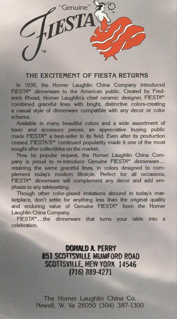 1987 - Yellow Front Brochure