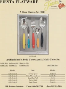 2008 Ivory Flatware Reverse Side by Cambridge Silversmith - Post 86 Reference Guide