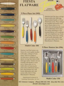 2010 Paprika Flatware by Cambridge Silversmith - Post 86 Reference Guide