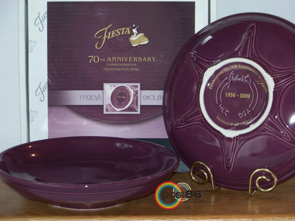 Heather Macy's Presentation Bowl - 70th Anniversary - Post 86 Reference Guide