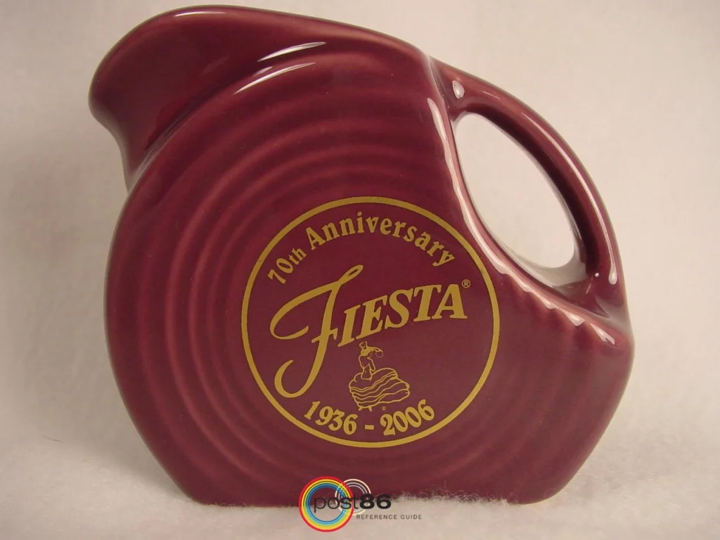 Heather 70th Anniversary Mini Pitcher - Post 86 Reference Guide