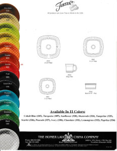 2010 - Fiesta® Square Cut Sheet (HP Johnson) - Post 86 Reference Guide