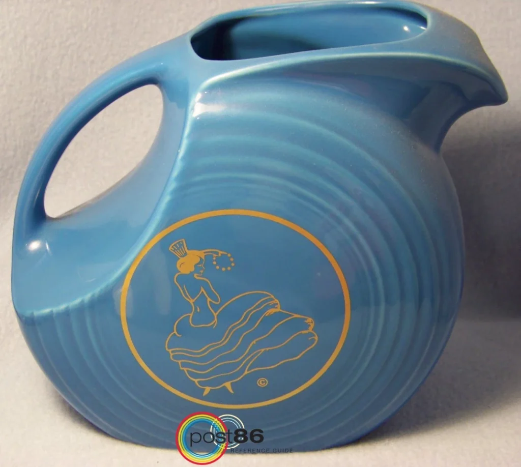 Peacock Large Pitcher Reverse Side - Betty Crocker Exclusive - 70th Anniversary - Post 86 Reference Guide