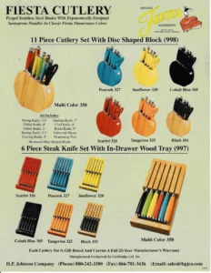 2013 - October Cutlery Sales Sheet - Post 86 Reference Guide