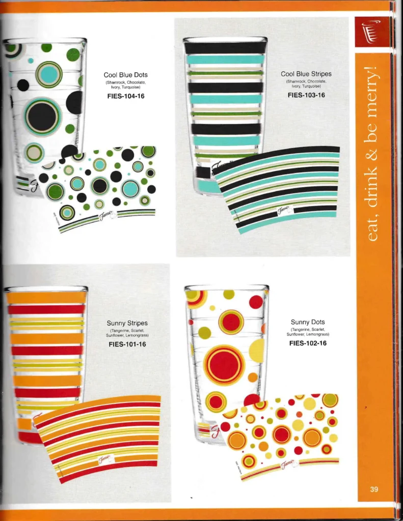 2010 Tervis Spring Catalog Page 39 - Post 86 Reference Guide