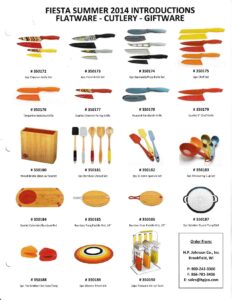 2014 Introductions Cutlery Giftware Sales Sheet - Post 86 Reference Guide