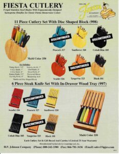 2014 - October Cutlery Sales Sheet - Post 86 Reference Guide