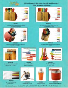 2016 - September Cutlery, Giftware, Utensil and Barware Sales Flier - Post 86 Reference Guide