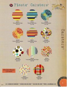 2017 - June Revised - Car Coasters by Thirstystone Sales Flier - Post 86 Reference Guide