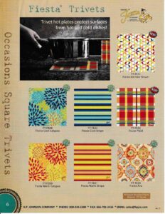 2017 - June Revised - Trivets by Thirstystone Sales Flier - Post 86 Reference Guide